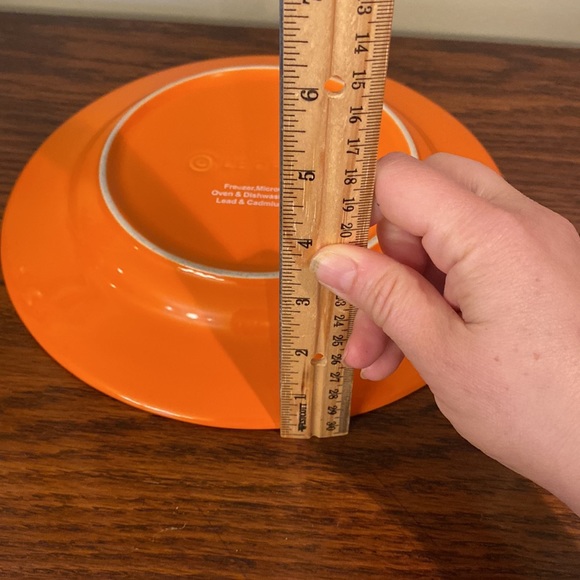 Le Creuset (Flame color)set of large rim soup bowl and cereal bowl 🥣 - Picture 5 of 9